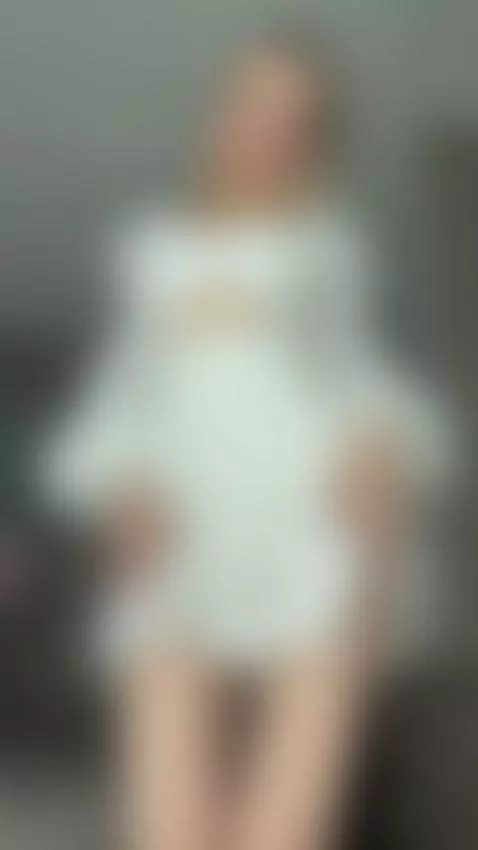 White blouse lifted high exposes her bare pussy and thighs f... by monicamon