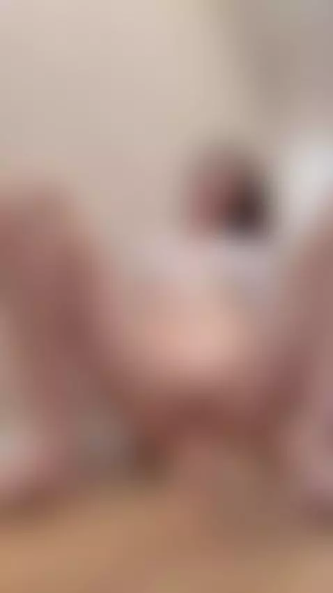 Getting wet on a dildo in a white lacy top. Sub OF by babyyviolettt