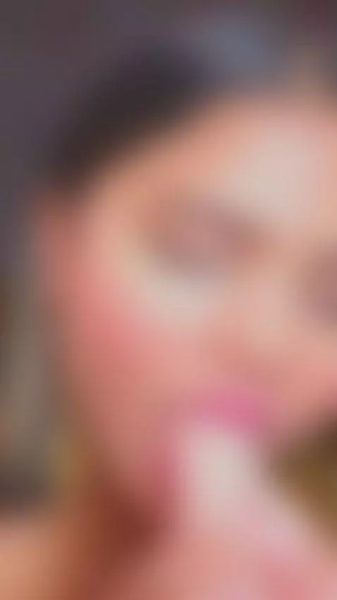 pretty brunette sucking on a dildo by cherryylove