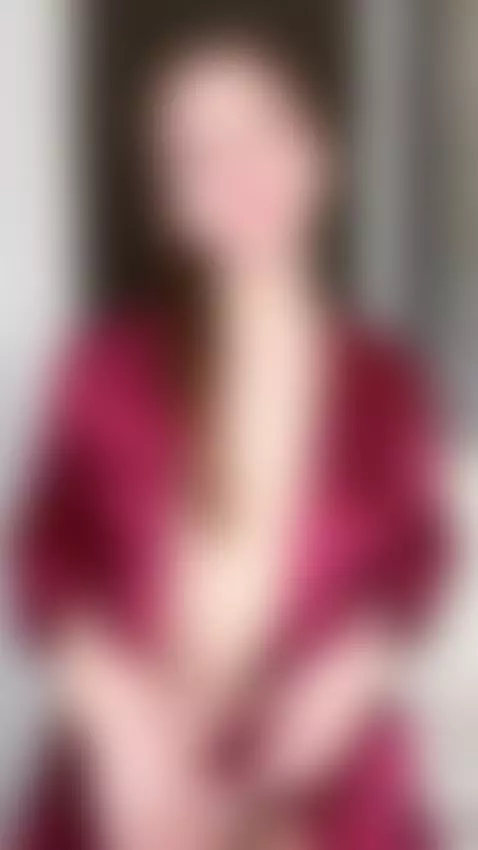 Red robe slips open as she teases her wet slit by emmakitten