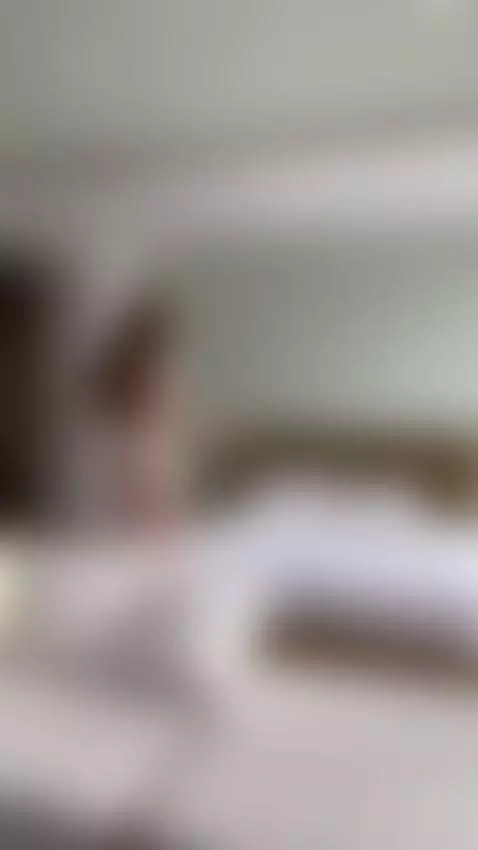Naked girl bends over bed with arms wide open 🥰 by aalisaa