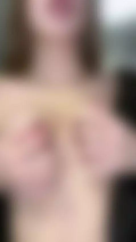 Hands squeeze her bare tits while she bites her lip 😘 by katrin-angel