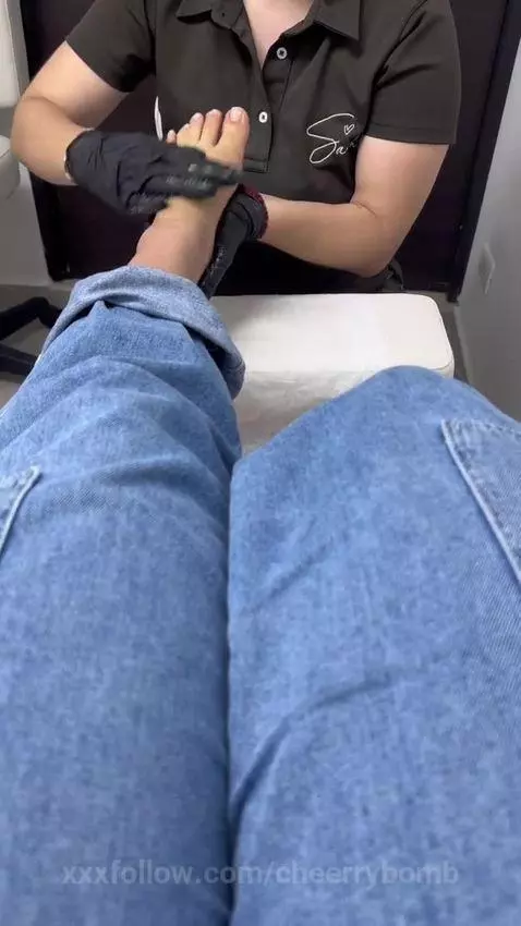 Naughty at nail saloon! 😈 by cheerrybomb