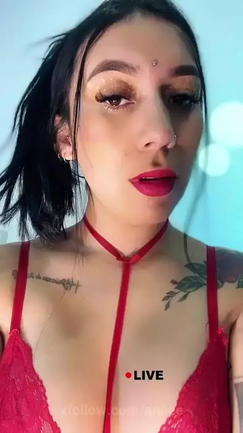 RED WITH 'R' OF RUB ME 😈💋 by aniiee